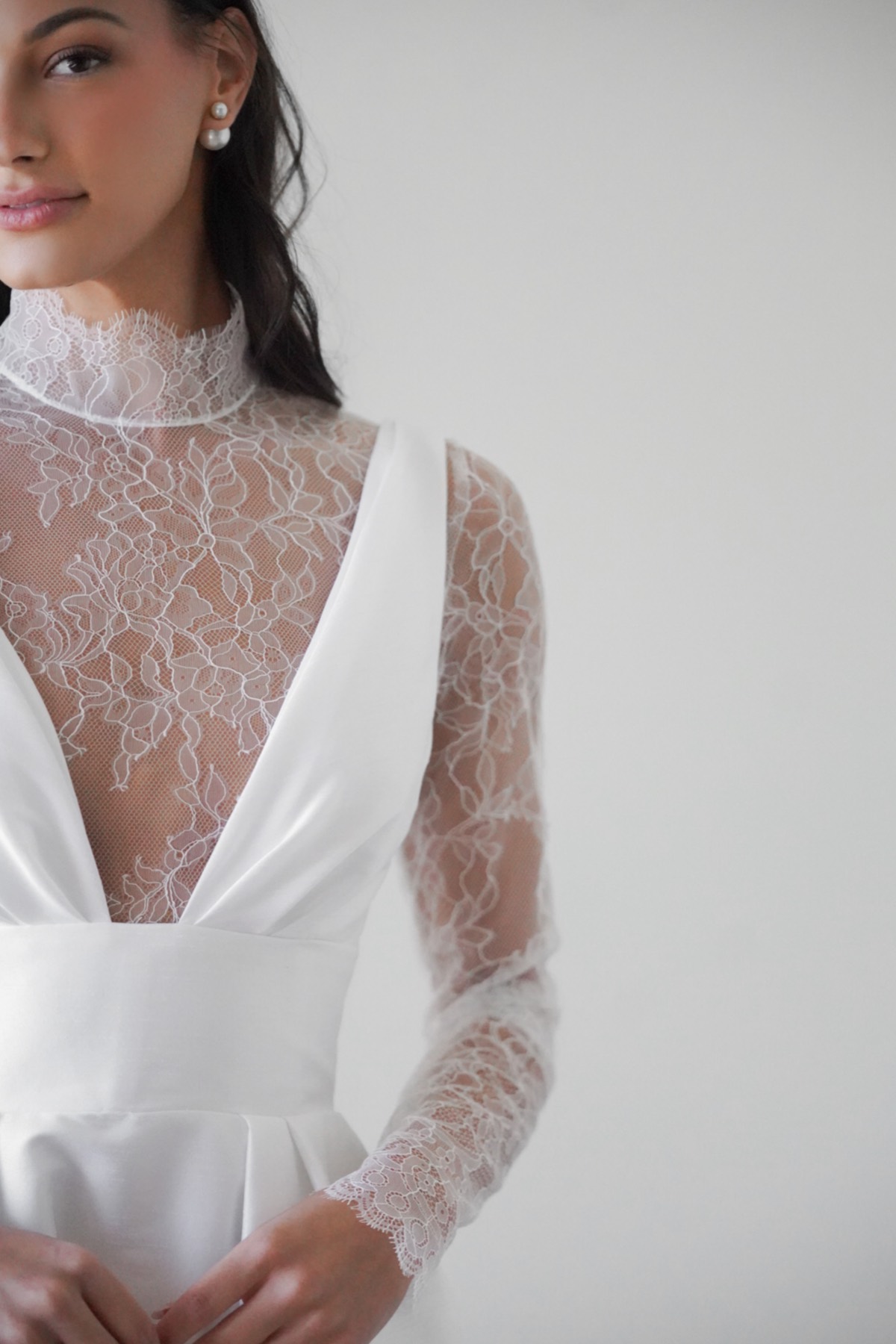 Lace Bridal Bodysuit 
